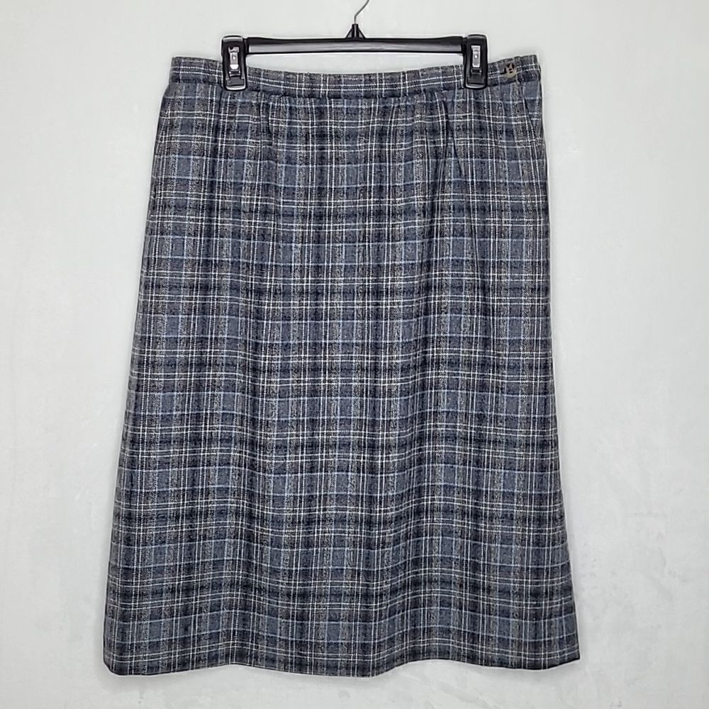 Vintage Pendleton Wool Midi Skirt